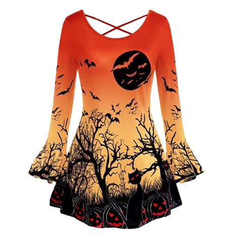 We Ship Worldwide Free Shipping Womens Off Shoulder Long Sleeve Pumpkin