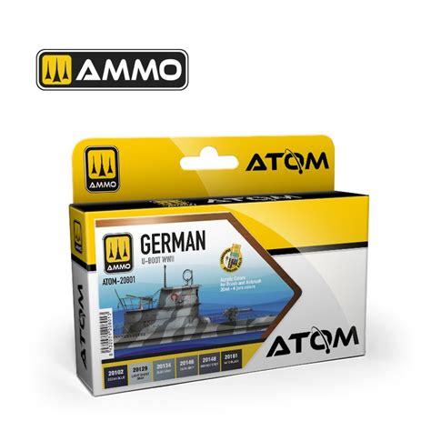 Atom Mig Atom German U Boot Wwii Set