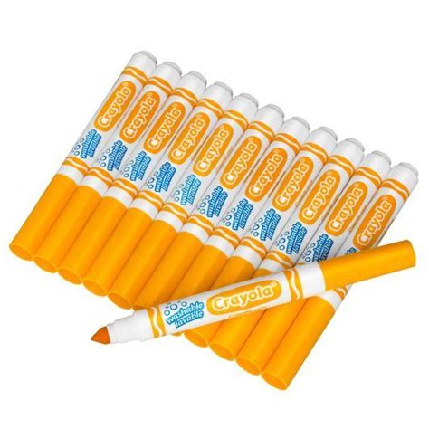 Crayola Ultra Clean Markers Orangemarkersoffice Folderswholesale