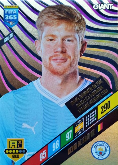 FIFA 365 2024 GOLD GOL 28 GIANT KEVIN DE BRUYNE 14325204908 Allegro Pl