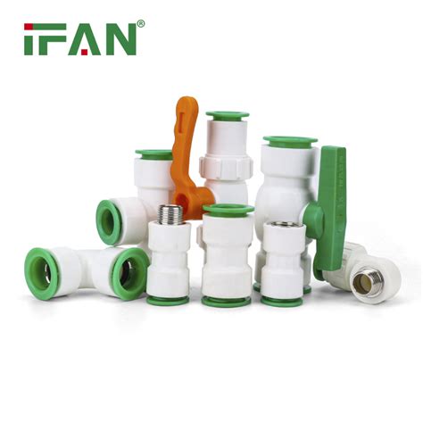Ifan Plastic Ppr Pipe Fitting Hot Melt Quick Joint Connector For Water System China Ppr