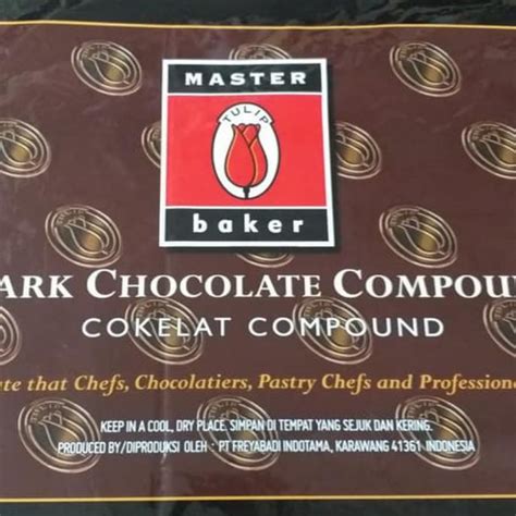 Jual Tulip Dark Compound Repack Kg Coklat Blok Repack Kg Coklat