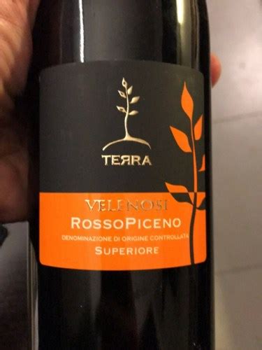 Velenosi Terra Rosso Piceno Superiore Vivino US