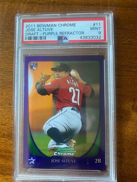 Yahoo オークション 2011 Bowman Chrome Purple Refractor Jose Altu