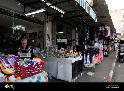 Market Scene Tel Aviv Stock Photo Alamy