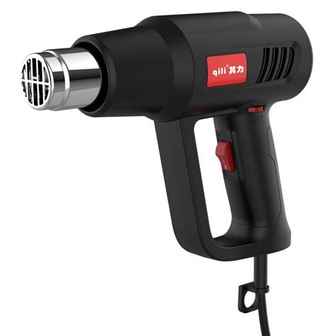 Qr B Qili Stepless Temperature Regulation Heat Shrink Gun Mini Portable Hot Air Blower Heat