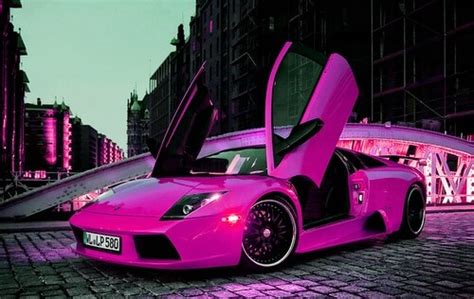 Girly Cars & Pink Cars Every Women Will Love!: Pink Lambo