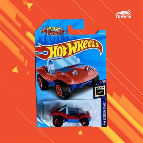 Hot Wheels Spider Mobile The Amazing Spiderman Shopee Thailand