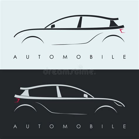 Projeto Automotivo Do Logotipo Do Carro Ilustração do Vetor