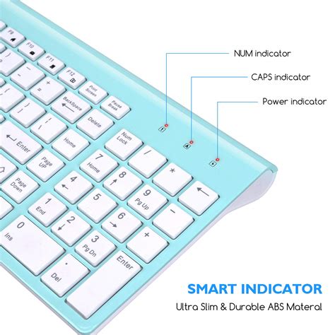 Mua Wireless Keyboard Mouse Combo Cimetech Compact Full Size Wireless