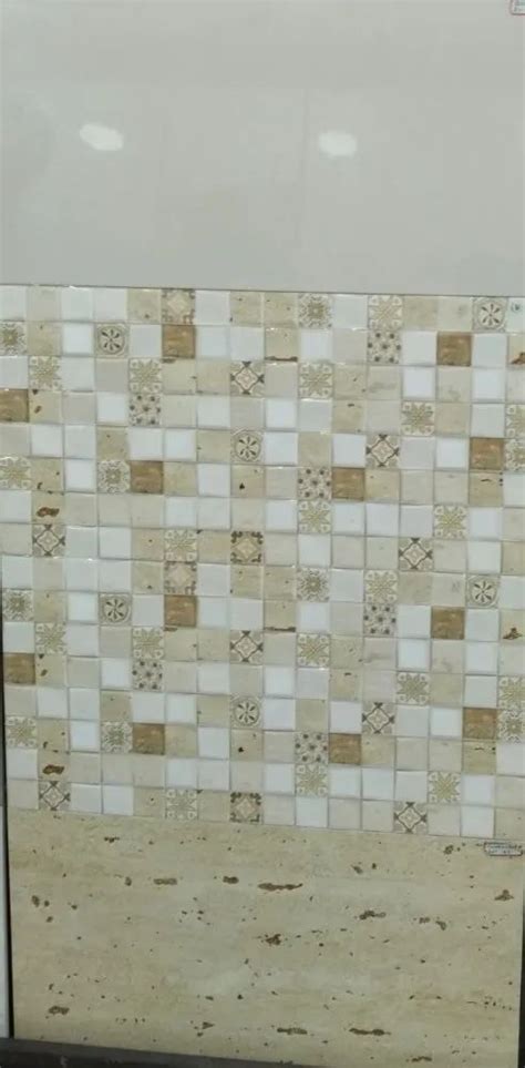 Glossy Wall Tiles Bathroom Thickness 10 15 Mm Size 18x12 At Rs 55