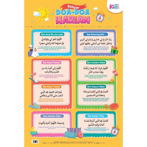 poster belajar doa doa harian shopee malaysia