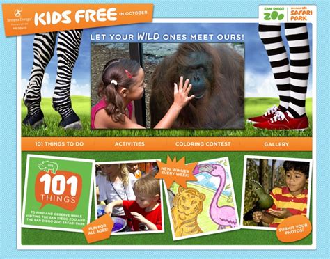 Kids Are Free At The San Diego Zoosafari Park In October