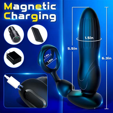 Vibrating Inflating Expanding Anal Toy With Dual Rings Offers The Ultimate Pleasure Comfort