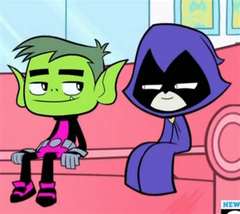 Image Beast Boy And Ravens Romantic Glaces At Each Otherpng Teen