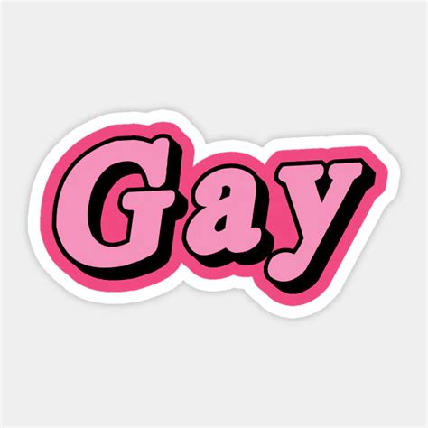 Prideoutlet Stickers Prideoutlet Pink Gay Inch Bumper Sticker