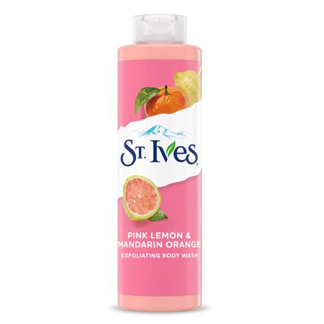 Stives Exfoliating Body Wash Pink Lemon And Mandarin Orange 650 Ml Aroma Perfume