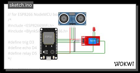 Water Level Wokwi ESP32 STM32 Arduino Simulator