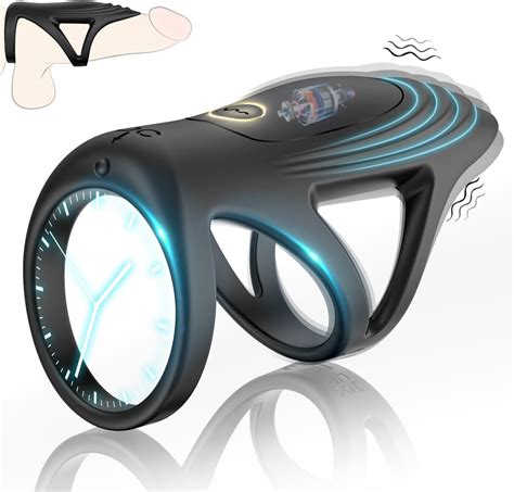 Penisring Vibrator Sex Spielzeug für Männer Penis Ring mit 7 Vibrationsmodi für Penis Dual