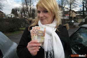 Plump Blonde Girl Gets Tied Up And Sucking Cock For Mone XXX Dessert