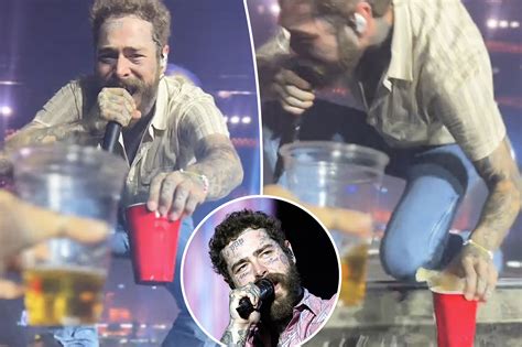 Post Malone fans concerned after he falls, acts 'weird' onstage