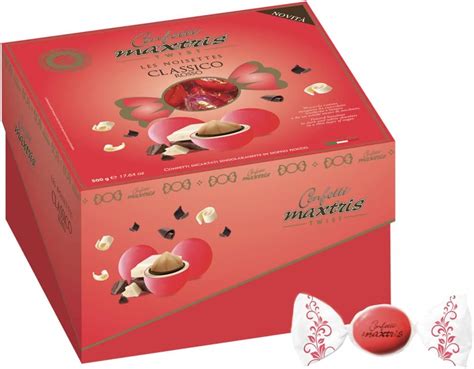 Confetti Maxtris Dolce Evento Twist Noisettes Rosso 500 Gr NOCCIOLA