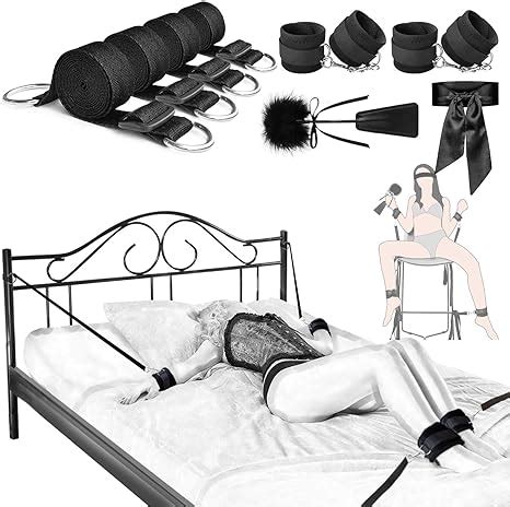 Bondage Set Bett Fesseln Sex Spielzeug F R Paare I Extrem Stabiles Bdsm