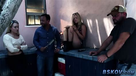 Busty Babe Spitroasted