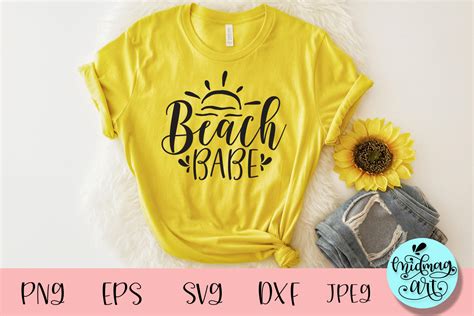 Beach Babe Svg Summer Svg Graphic By Midmagart Creative Fabrica