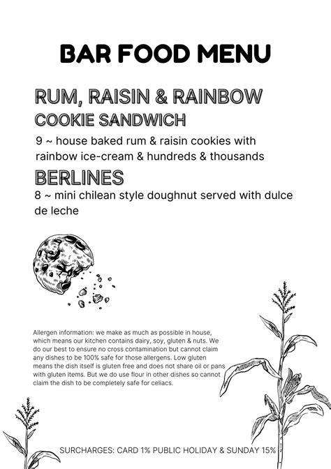 MENU – "Off the Florida Keys, There's a place called Kokomo, That's