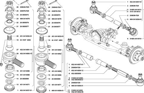 Подвеска уаз 3151 схема - фото