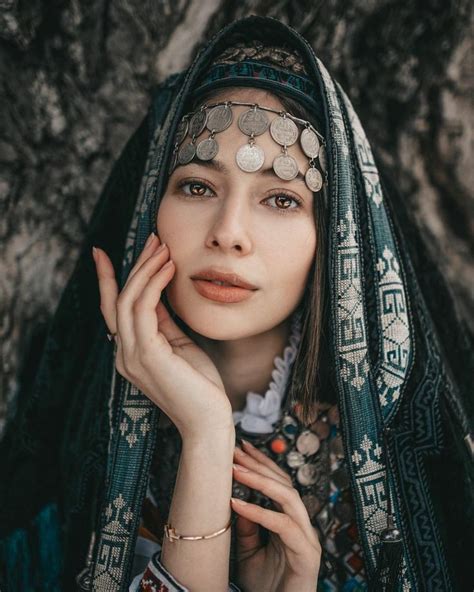 Persian Tajik Traditional Clothing Khorasan Iranian Beauty Model