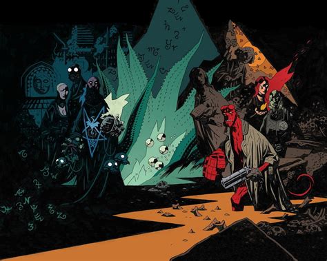 HD wallpaper: Hellboy, Comic, Comics | Mike mignola art, Mike mignola ...