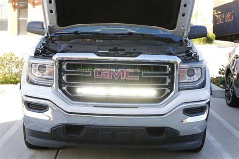 150w 30 Cree Led Light Bar Wbehind Grille Bracket Wiring For 14 18