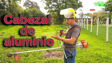 Ensayando La Guada A Con El Nuevo Cabezal De Corte Plano Conoce