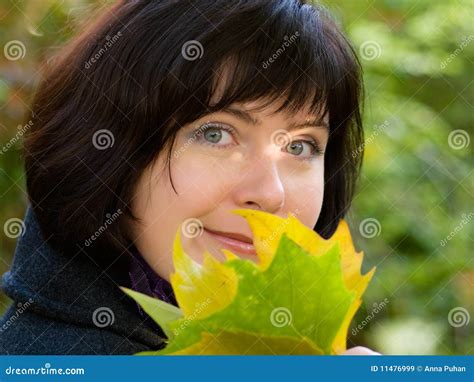 Beautiful Romantic Brunette Stock Image Image Of Carefree Happy