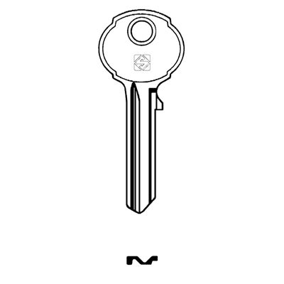 Silca Gn Cylinder Key Blank For Gibbons Keyprint Security Ltd