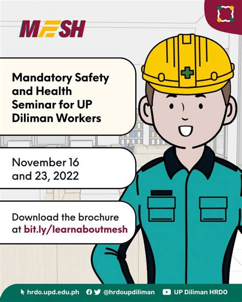 Mandatory Safety And Health Seminar For UP Diliman Workers UP Alumni