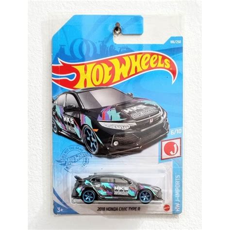 Hot Wheels Honda Civic Type R Super T Hunt TH Shopee Brasil