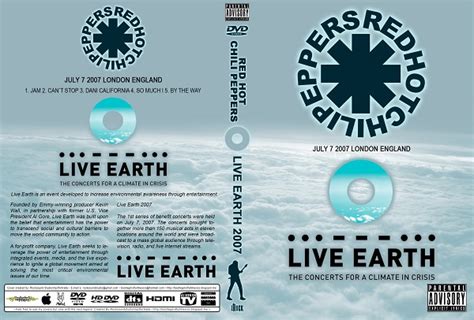 Red Hot Chili Peppers Live Earth DVD The World S Largest Site For Rare Rock DVDs