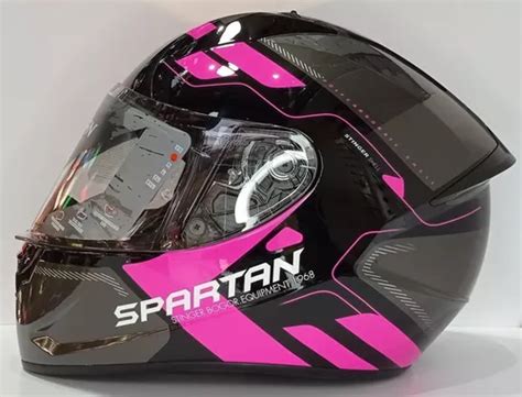 Casco Moto Spartan Stinger Certificado Ece2205 Mujer Dama Cuotas Sin Interés