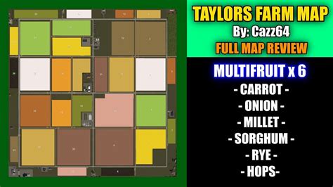 Farming Simulator 19 Taylors Farm Map V12 Updated Link Map Mod