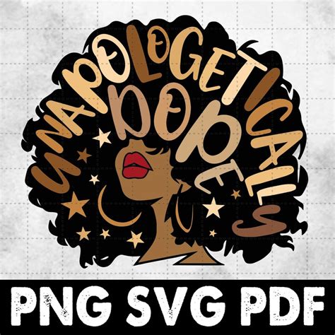 Unapologetically Dope Black Svg African American Svg Afro Etsy