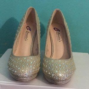 Sweetie Pie Collection Shoes Nude And Silver Formal Heels Poshmark