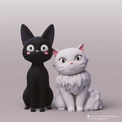 魔女宅急便吉吉 And 莉莉 Patrick4557的創作 巴哈姆特
