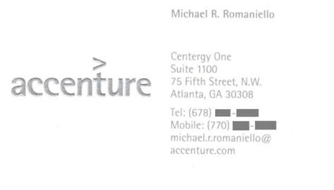 42 Online Accenture Business Card Template Layouts With Accenture