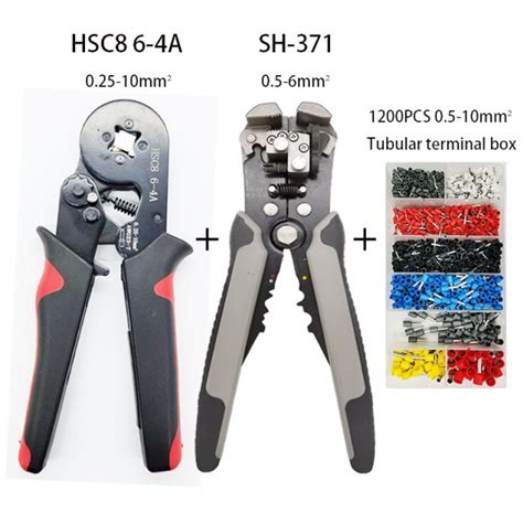 Elektromos Hsc8 6-4Acrimping Szerszámkészlet Krimpelő Fogó 0.25-10Mm2 ...