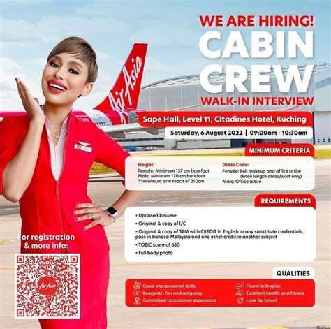 Airasia Cabin Crew Walk In Interview Kuching August 2022 Better Aviation