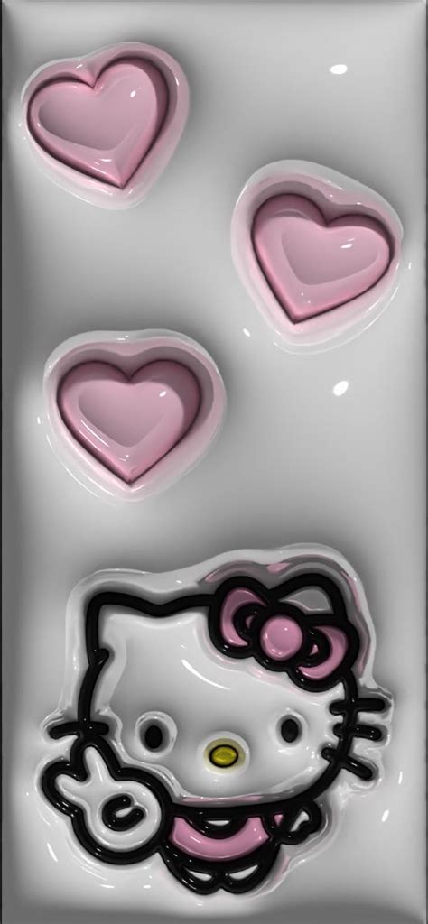 Hello Kitty 3d Wallpaper Pink Wallpaper Hello Kitty Hello Kitty Iphone Wallpaper Hello Kitty