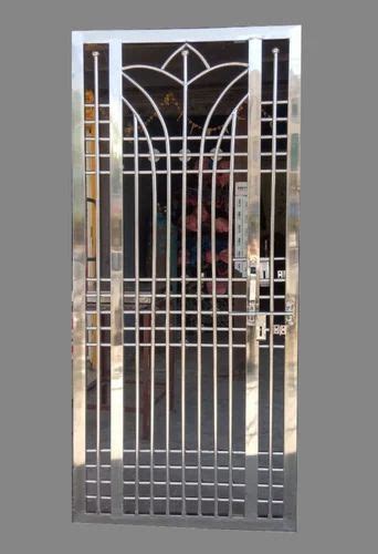 polished simple stainless steel single gate  home thickness mm
